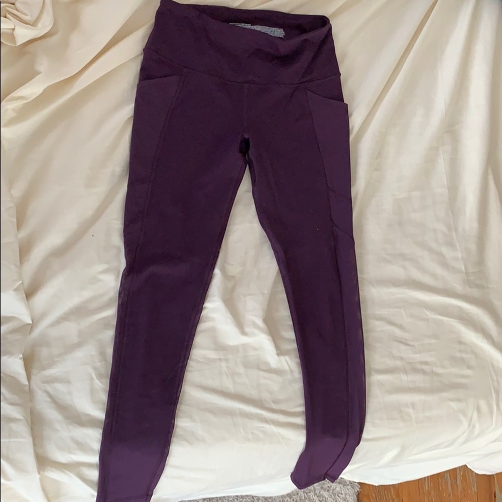 purple Victoria Sport athletic leggings